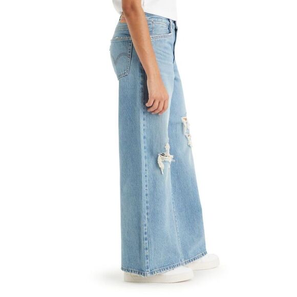 Levi's - Women's Mid-Rise 94's Baggy Wide Leg Jeans Not In The Mood - Picture 4 of 4